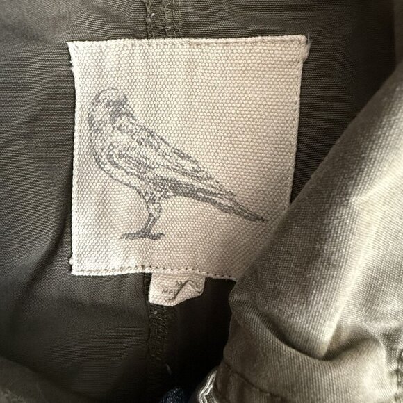 White Crow Olive‎ Embroidered Sleeve Utility Jacket - Picture 5 of 6